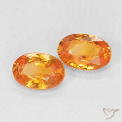 Shop natural 1.18ct 赤みがかったオレンジ サファイア gems, 楕円形, from タンザニア at GemSelect. In stock, global shipping!