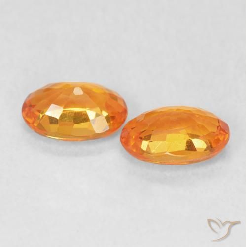 Shop natural 1.18ct 赤みがかったオレンジ サファイア gems, 楕円形, from タンザニア at GemSelect. In stock, global shipping!