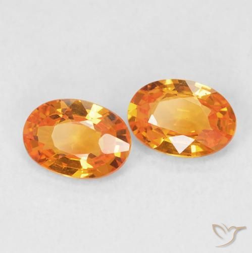 Shop natural 1.02ct アンバーオレンジ サファイア gems, 楕円形, from タンザニア at GemSelect. In stock, global shipping!