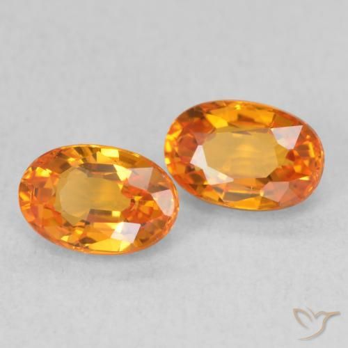 Shop natural 1.44ct 鮮やかなオレンジ サファイア gems, 楕円形, from タンザニア at GemSelect. In stock, global shipping!