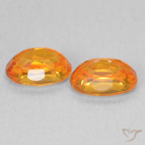 Shop natural 1.44ct 鮮やかなオレンジ サファイア gems, 楕円形, from タンザニア at GemSelect. In stock, global shipping!