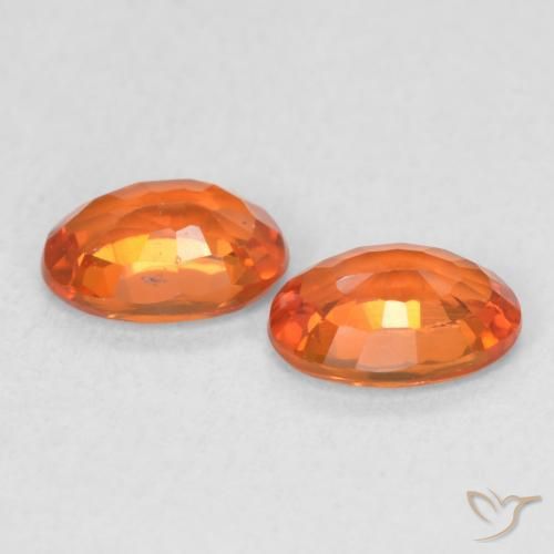 Shop natural 1.16ct 鮮やかなオレンジ サファイア gems, 楕円形, from タンザニア at GemSelect. In stock, global shipping!