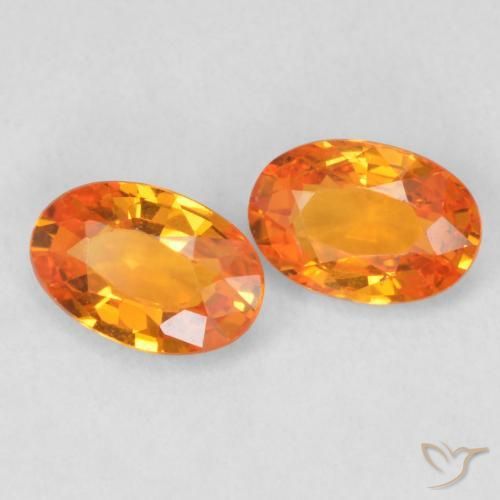 Shop natural 1.12ct 鮮やかなオレンジ サファイア gems, 楕円形, from タンザニア at GemSelect. In stock, global shipping!