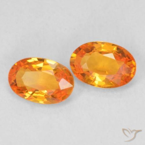 Shop natural 1.08ct 鮮やかなオレンジ サファイア gems, 楕円形, from タンザニア at GemSelect. In stock, global shipping!