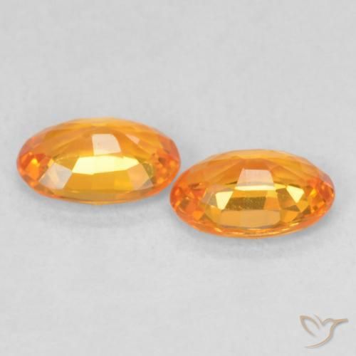 Shop natural 1.08ct 鮮やかなオレンジ サファイア gems, 楕円形, from タンザニア at GemSelect. In stock, global shipping!