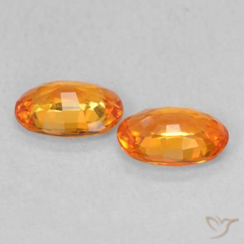 Shop natural 1.04ct 鮮やかなオレンジ サファイア gems, 楕円形, from タンザニア at GemSelect. In stock, global shipping!