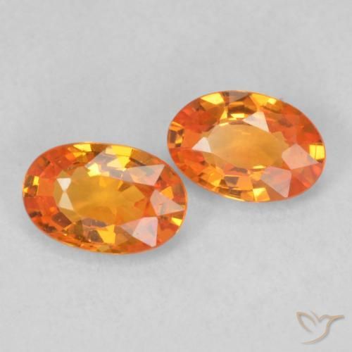 Shop natural 1.07ct 鮮やかなオレンジ サファイア gems, 楕円形, from タンザニア at GemSelect. In stock, global shipping!