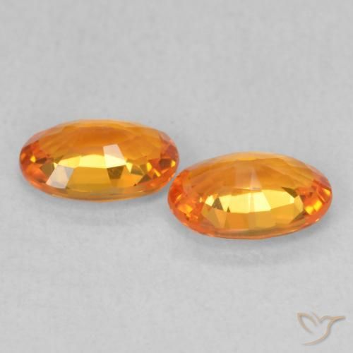 Shop natural 1.08ct 鮮やかなオレンジ サファイア gems, 楕円形, from タンザニア at GemSelect. In stock, global shipping!