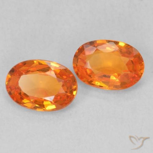 Shop natural 1.20ct 鮮やかなオレンジ サファイア gems, 楕円形, from タンザニア at GemSelect. In stock, global shipping!