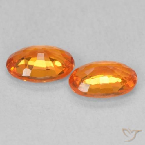 Shop natural 1.20ct 鮮やかなオレンジ サファイア gems, 楕円形, from タンザニア at GemSelect. In stock, global shipping!
