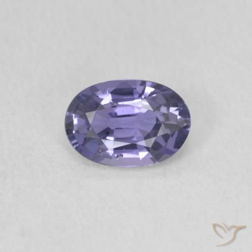 0.56ct 天然 濃い青がかった紫 サファイア, 楕円形, VS