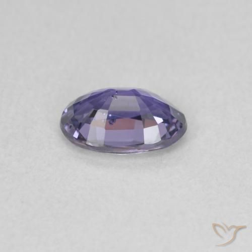 0.56ct 天然 濃い青がかった紫 サファイア, 楕円形, VS