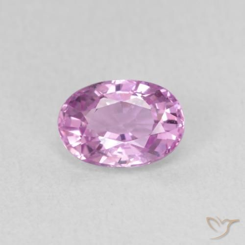 0.73ct 天然 Medium Light-Purple サファイア, 楕円形, VVS