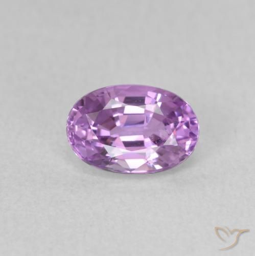 0.76ct 天然 エレクトリックパープル サファイア, 楕円形, VS
