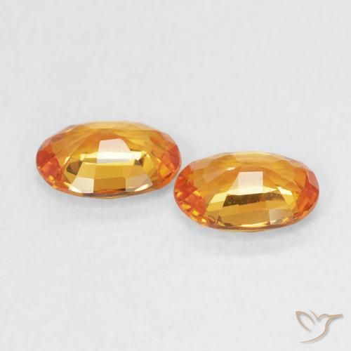 Shop natural 1.01ct 鮮やかなオレンジ サファイア gems, 楕円形, from タンザニア at GemSelect. In stock, global shipping!