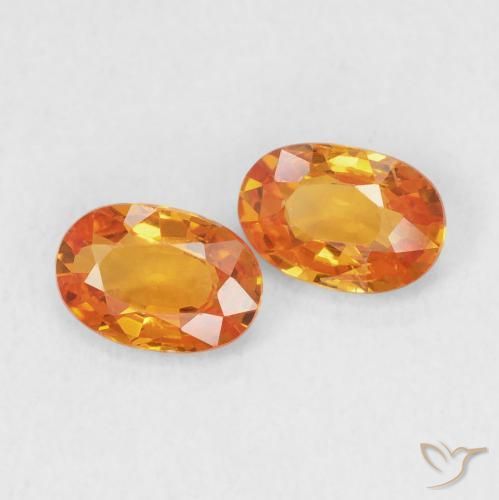 Shop natural 1.15ct 鮮やかなオレンジ サファイア gems, 楕円形, from タンザニア at GemSelect. In stock, global shipping!