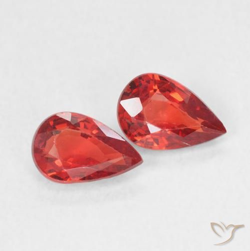 Shop natural 1.06ct ファイアレッド サファイア gems, 洋梨の形, from タンザニア at GemSelect. In stock, global shipping!