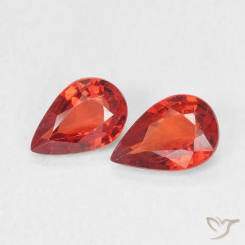 Shop natural 0.99ct 濃い赤 サファイア gems, 洋梨の形, from タンザニア at GemSelect. In stock, global shipping!