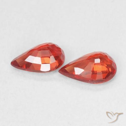 Shop natural 0.99ct 濃い赤 サファイア gems, 洋梨の形, from タンザニア at GemSelect. In stock, global shipping!