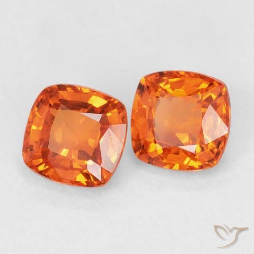 Shop natural 1.13ct ファイアオレンジ サファイア gems, クッション, from タンザニア at GemSelect. In stock, global shipping!