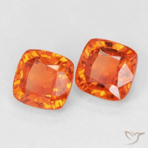 Shop natural 1.54ct ファイアオレンジ サファイア gems, クッション, from タンザニア at GemSelect. In stock, global shipping!