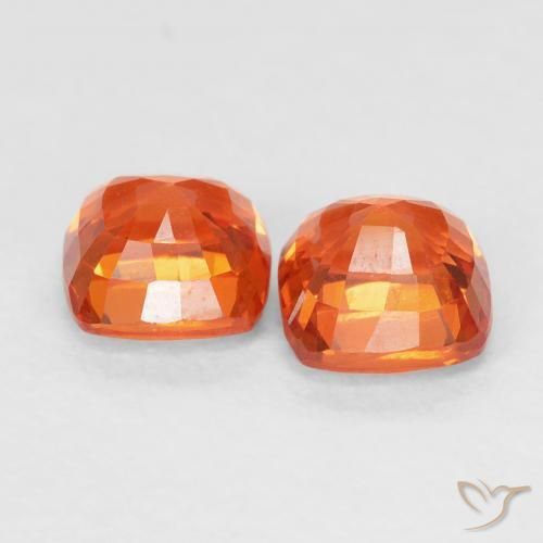 Shop natural 1.54ct ファイアオレンジ サファイア gems, クッション, from タンザニア at GemSelect. In stock, global shipping!