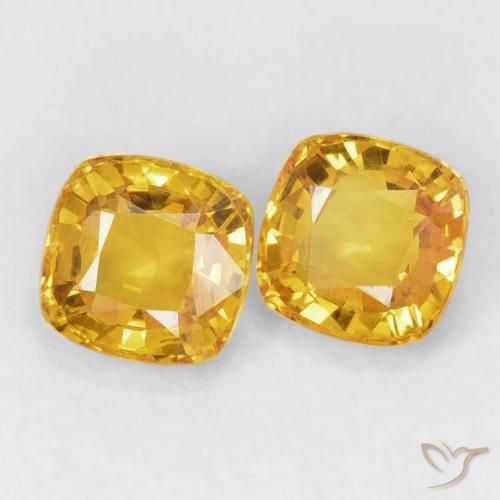 Shop natural 1.36ct ゴールド サファイア gems, クッション, from タンザニア at GemSelect. In stock, global shipping!
