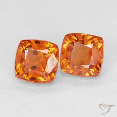 Shop natural 1.06ct ファイアオレンジ サファイア gems, クッション, from タンザニア at GemSelect. In stock, global shipping!