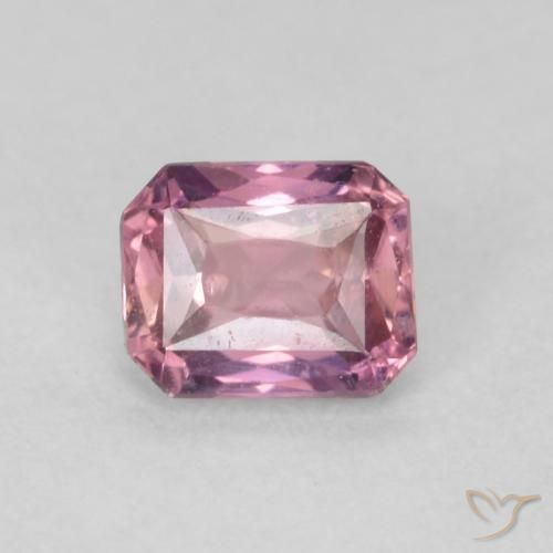 0.53ct 天然 濃いラベンダー サファイア, エメラルドカット, VS