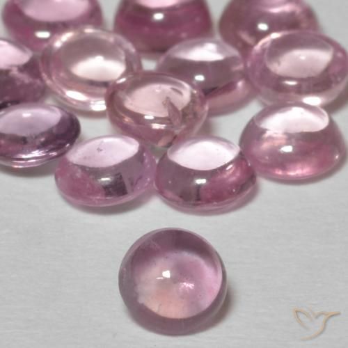 0.28ct 天然 ライトピンク サファイア, ラウンド, 透明