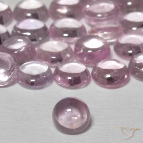 0.27ct 天然 ラベンダーピンク サファイア, ラウンド, 透明