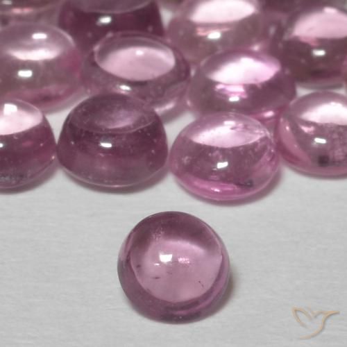 0.28ct 天然 ライトパープル サファイア, ラウンド, 透明