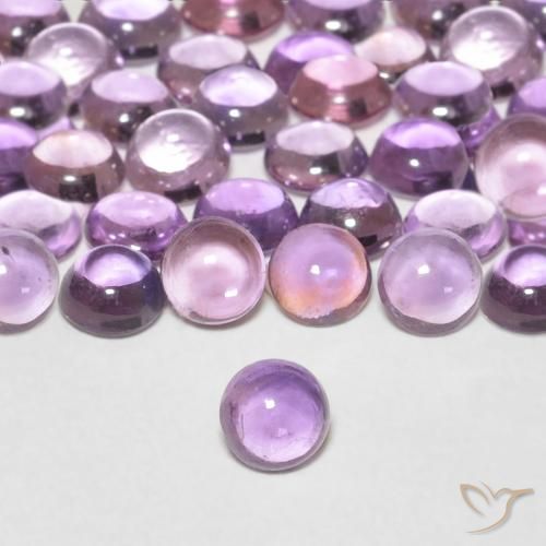 0.27ct 天然 ディープパープル サファイア, ラウンド, 透明