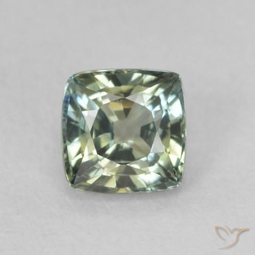 0.75ct 天然 マルチカラー サファイア, クッション, VVS-VS