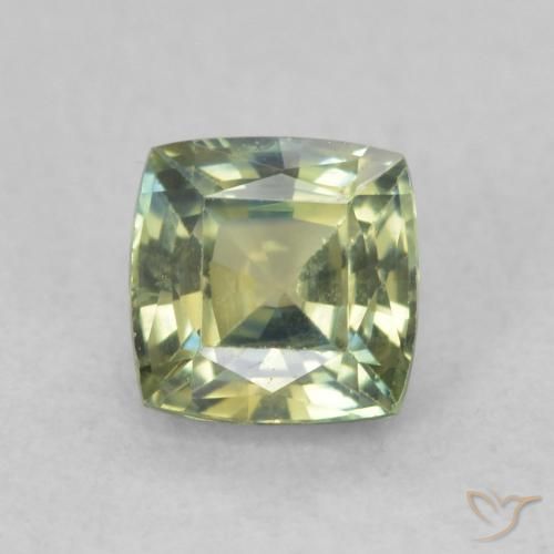 0.76ct 天然 マルチカラー サファイア, クッション, VS