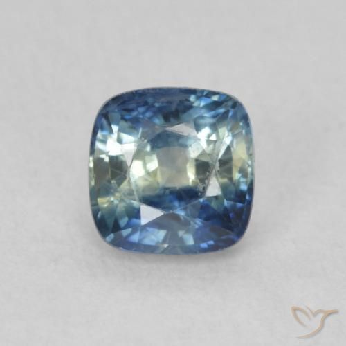 0.81ct 天然 マルチカラー サファイア, クッション, VS