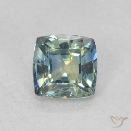 0.66ct 天然 マルチカラー サファイア, クッション, VS-SI