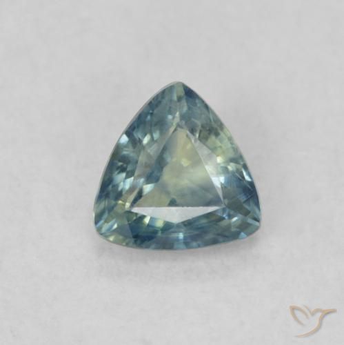0.44ct 天然 マルチカラー サファイア, トリリオン, VS