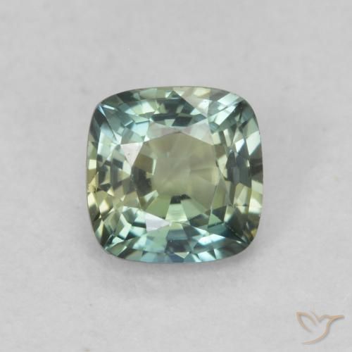 0.64ct 天然 マルチカラー サファイア, クッション, VVS