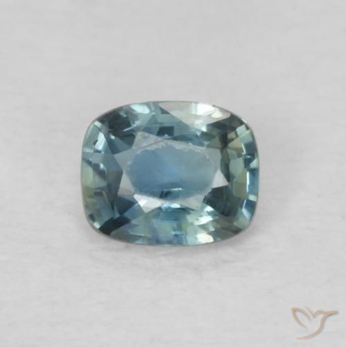 0.49ct 天然 マルチカラー サファイア, クッション, VVS-VS