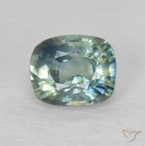 0.76ct 天然 マルチカラー サファイア, クッション, VS-SI