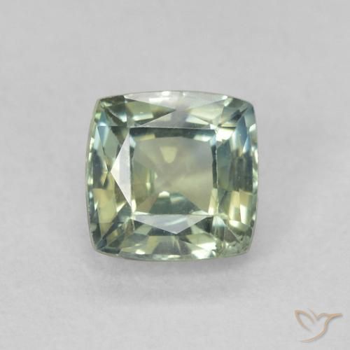 0.82ct 天然 マルチカラー サファイア, クッション, VS