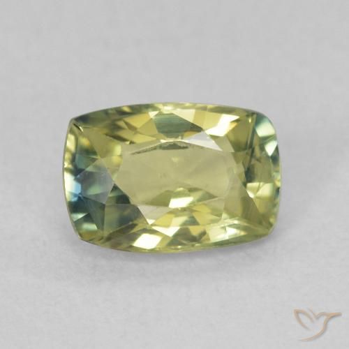 0.75ct 天然 マルチカラー サファイア, クッション, VS