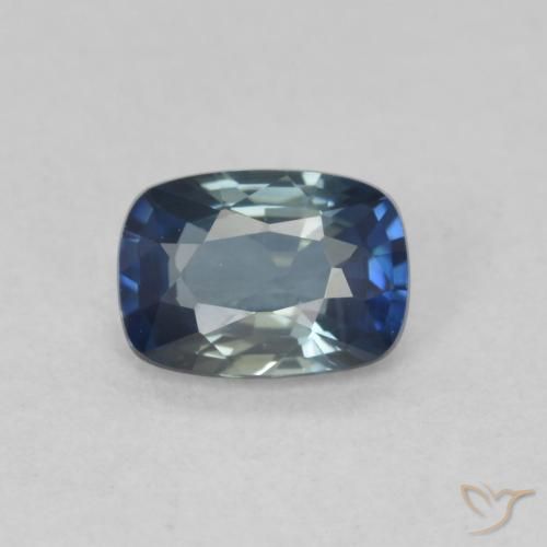 0.77ct 天然 マルチカラー サファイア, クッション, VVS