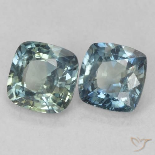 Shop natural 1.58ct グリーンブルー サファイア gems, クッション, from マダガスカル at GemSelect. In stock, global shipping!