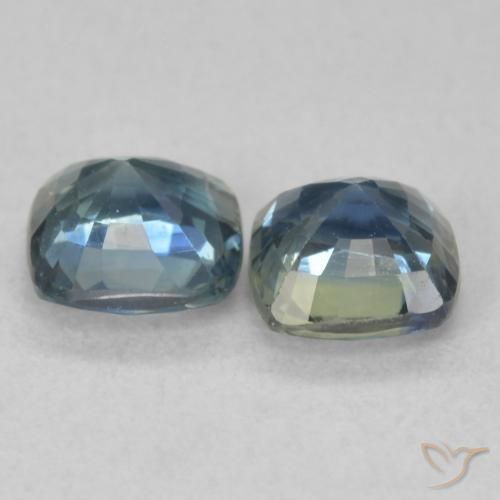 Shop natural 1.58ct グリーンブルー サファイア gems, クッション, from マダガスカル at GemSelect. In stock, global shipping!