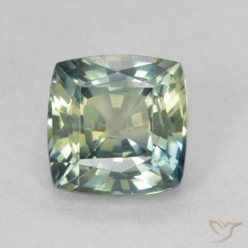 0.84ct 天然 マルチカラー サファイア, クッション, VS
