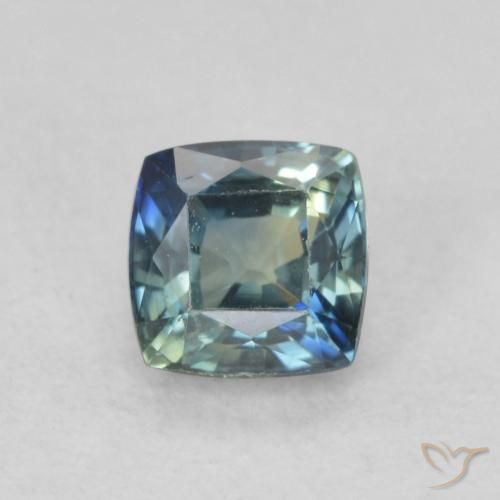 0.67ct 天然 マルチカラー サファイア, クッション, VVS-VS