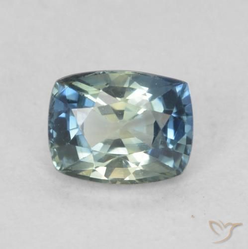 0.77ct 天然 マルチカラー サファイア, クッション, VVS-VS