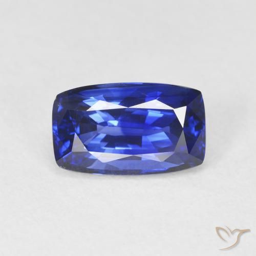 2.20ct 天然 ロイヤルブルー サファイア, クッション, VVS